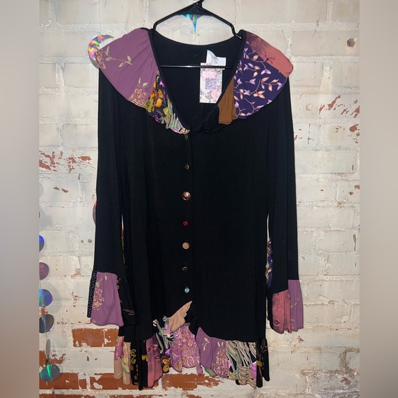 1990’s Zoe California Button Down Top - Picture 1 of 3